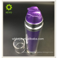 30ml 50ml 100ml Hot sale high quality make up packing colored empty cosmetic double pump head acrylic airless bottle